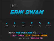 Tablet Screenshot of erikswan.com